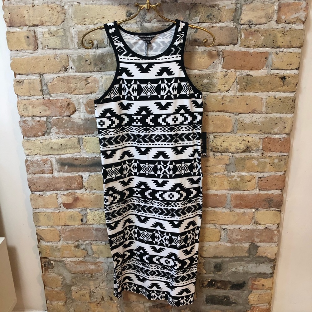NWT Aztec Midi Dress